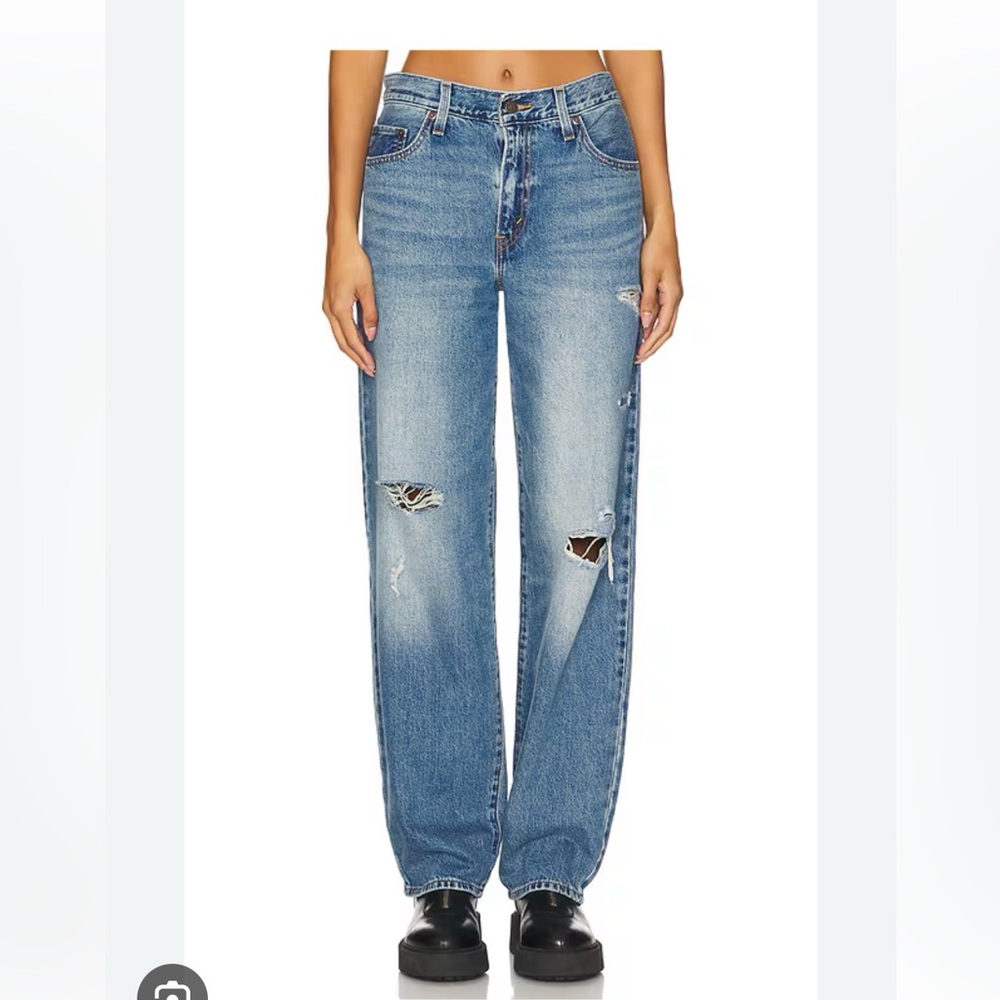 Levi’s baggy dad Distressed Jeans